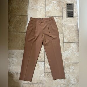 Women’s Tan Tapered Dress Pants